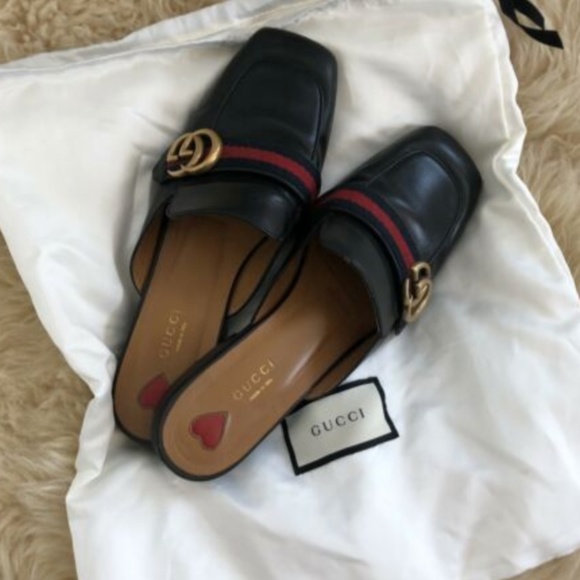 Gucci Shoes - Authentic  Gucci Mules square head